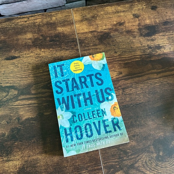 Barnes & Noble Other - IT STARTS WITH US | Colleen Hoover | paper cover romance novel